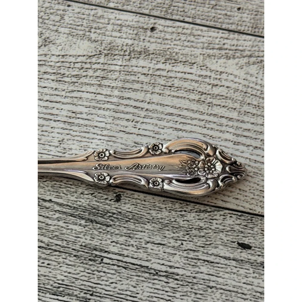 Oneida Silver Artistry Community Silverplate Sugar Spoon Shell Bowl 1965